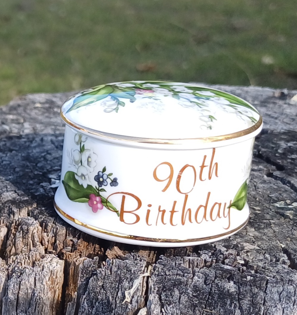 90th Birthday Trinket Box